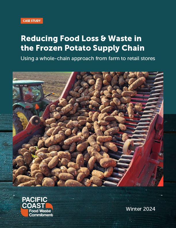Case study cover for Reducing Food Loss & Waste in<br />
the Frozen Potato Supply Chain