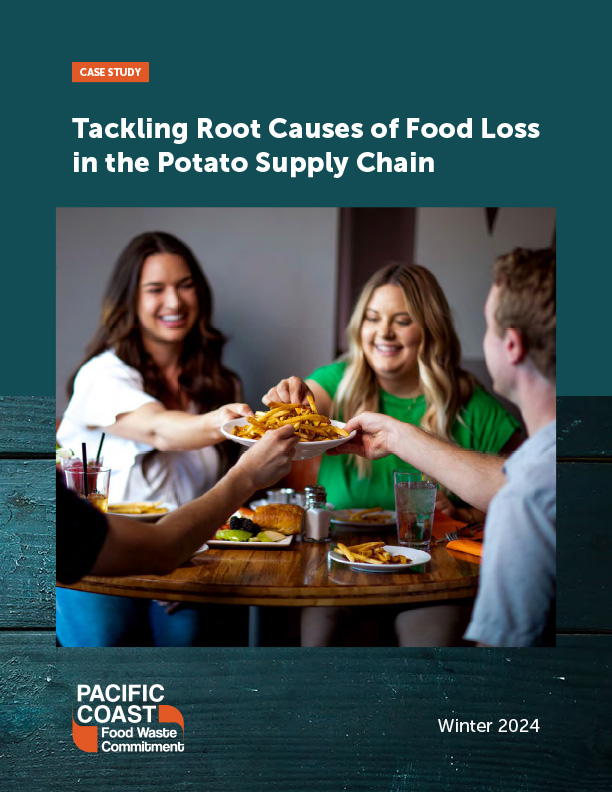 Cover image of case study titled "Tackling Root Causes of Food Loss in the Potato Supply Chain"